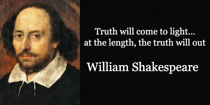 The Truth Will Out