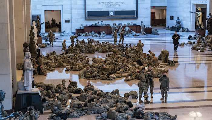 Troops in the Capitol