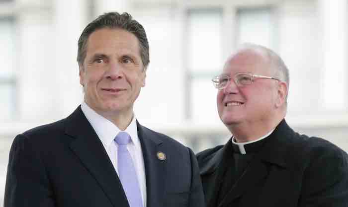 Cardinal Dolan will NEVER Excommunicate His Buddy Gov. Andrew Cuomo