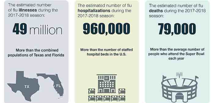 CDC Flu statistics