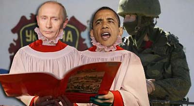 Putin and Obama Singing from the same Choir Book
