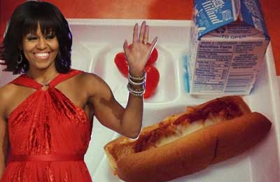 Michelle Obama, School Lunches