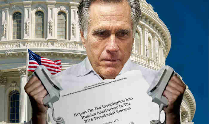 RINO Romney Comes to the Rescue of Robert Mueller Special Counsel Probe