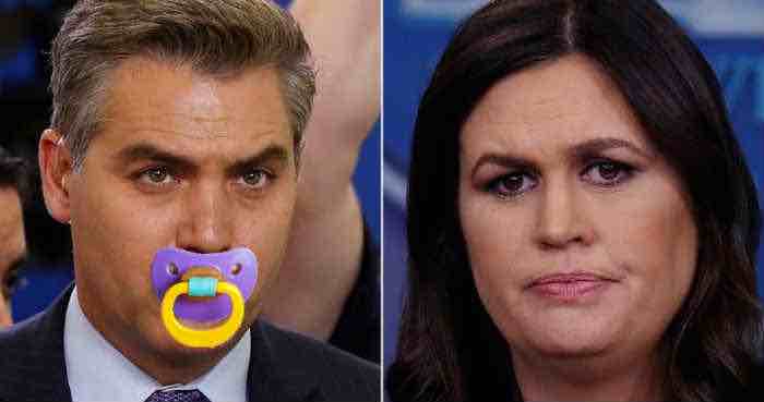 Jim Acosta: Until Sanders Can Wean Him From Whining, a Soother Might Do
