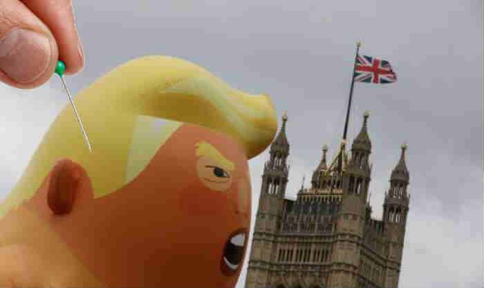The 'Baby Trump' Balloon Pop Heard Around The World