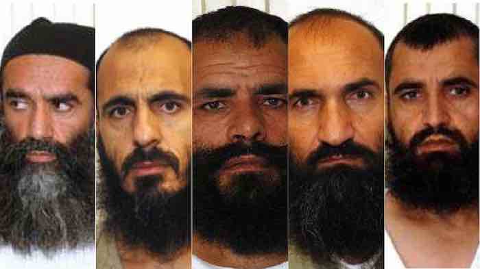 The five Guantanamo Bay detainees swapped for Sgt. Bowe Bergdahl
