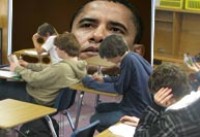 Obama in the classroom