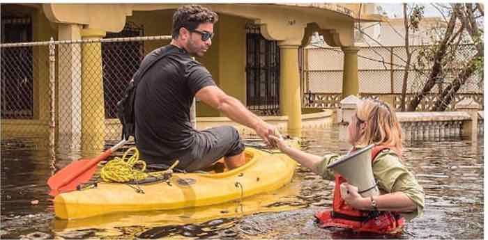 San Juan Mayor’s water wading and T-Shirt props