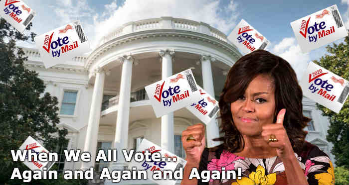To Stop Ongoing Election Theft: Apply the Rule of Law To Michelle Obama
