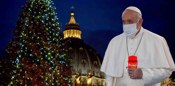 Latest from Pope Francis: ‘Fuggetaboud' Singing Christmas hymns, Take Your Tylenol Instead