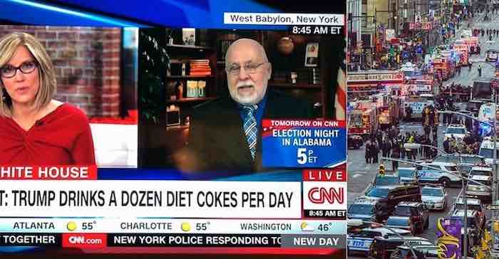 To CNN Today’s NYC Terrorist Attack Was A Diet Coke
