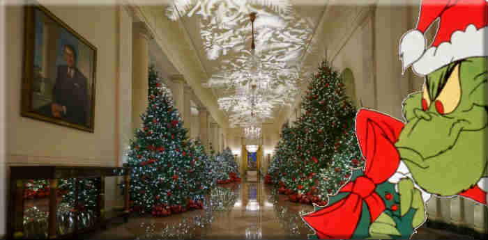 The White House Christmas Party for the Press Will Have to be Held at Hillary’s House this year