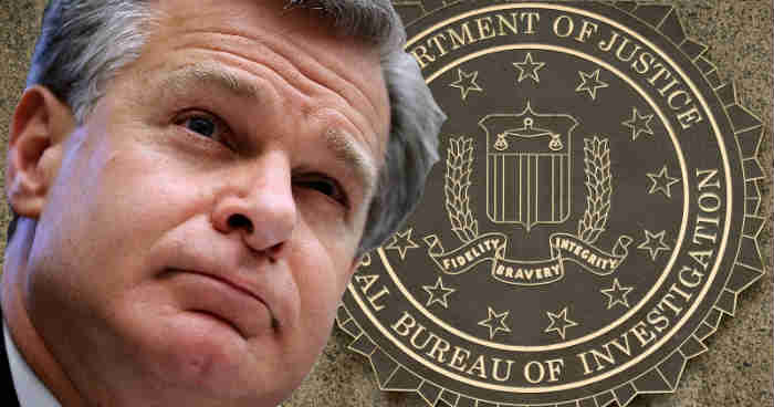 WRAY IS WRONG AS FBI DIRECTOR