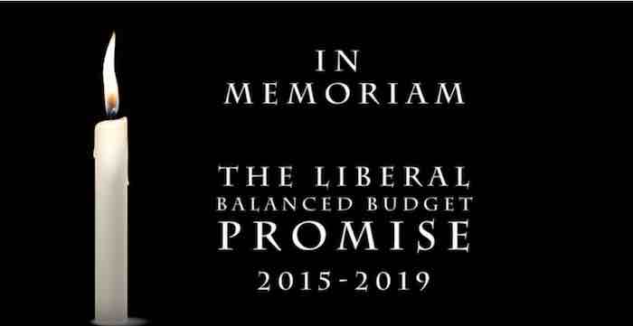 OBITUARY: The Liberal Balanced Budget Promise