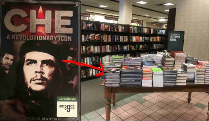 Barnes & Nobles glorifies Che Guevara in the heart of Miami