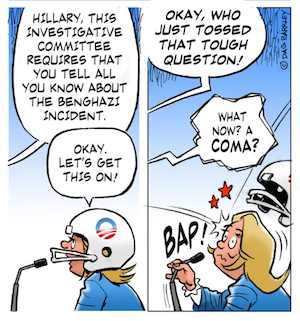 Hillary and her Benghazi Testimony