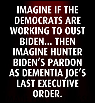 Then Imagine Hunter Biden's Pardon as Dementia Joe's Last Executive Order