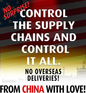 From China With Love: Control the Supply Chains and Control it all