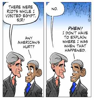 John Kerry, Obama and the Riots in Egypt