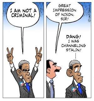 Obama: I am not a criminal