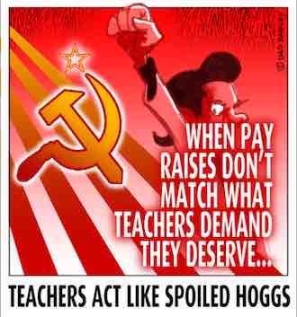 Teachers Act Like Spoiled Hoggs