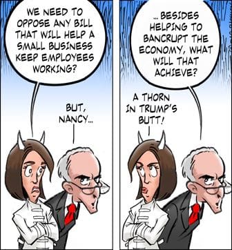 Pelosi and Schumer on hurting small business
