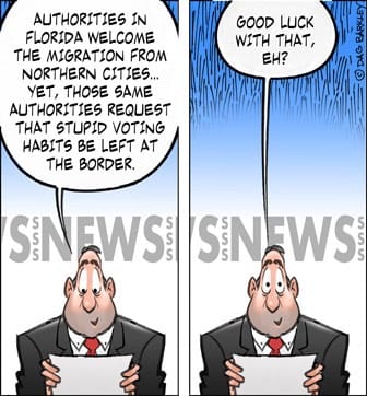 Florida requests that stupid voting habits be left at the border