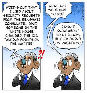 Obama and Hillary, Lies and Benghazi