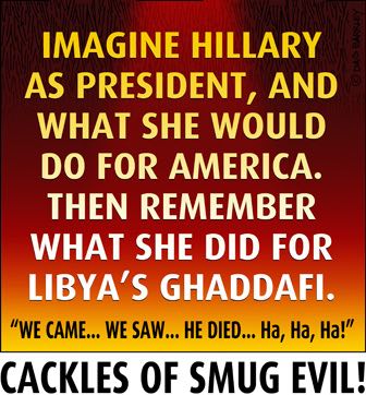 Hillary Clinton: Cackles of Smug Evil