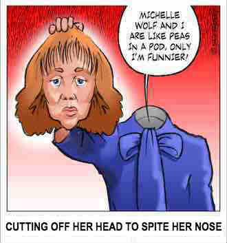 CUTTING OFF HER HEAD TO SPITE HER NOSE