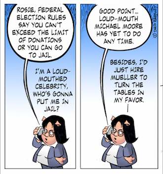 Rosie O'Donnell and Federal Election Rules