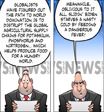 Slidin' Biden starves a nasty cold by feeding a dangerous fever!
