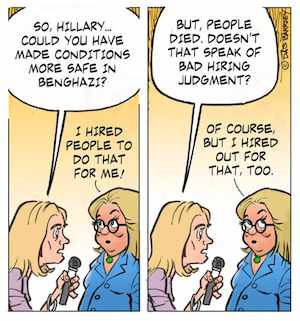 Hillary and Questions on Benghazi