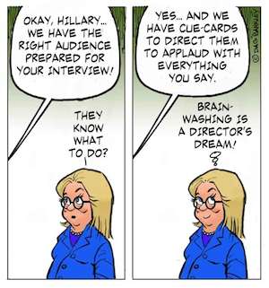 Finding the right audience for Hillary Clinton