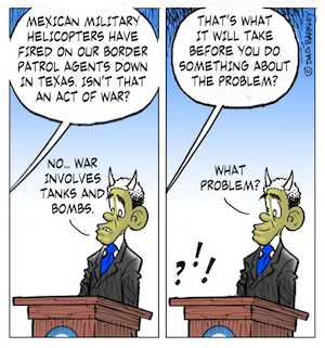 Obama and the Mexican Military Helicopters