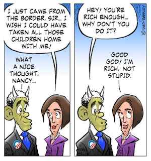Obama and Pelosi down on the Border...