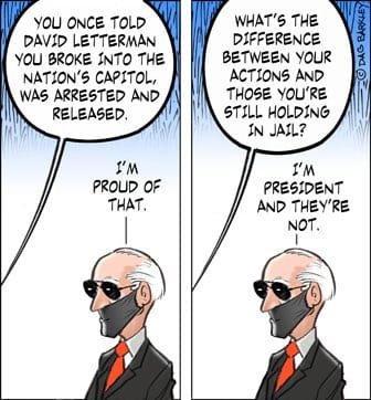 You once told Letterman you broke into the Nation's Capitol, was arrested and released