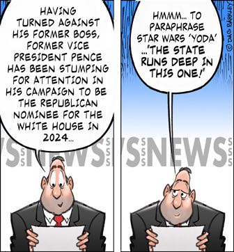 Mike Pence -- The State runs deep in this one!