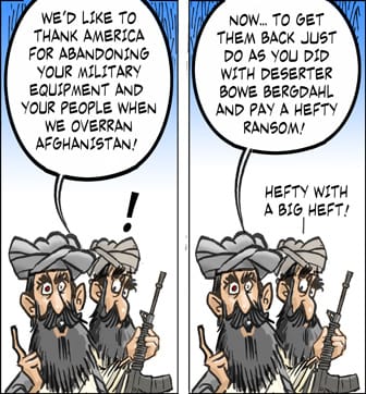 Taliban: We'd like to thank America for Abandoning your military equipment and your people