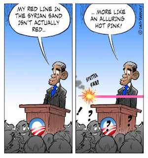 Obama's Red Line in the Syrian Sand
