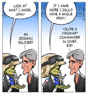 Obama, Kerry and Paper Soldiers
