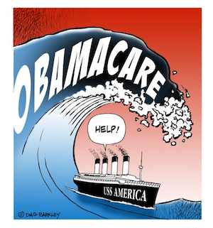 ObamaCare Tidalwave Versus USS America