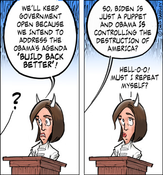 Nancy, So, Biden is Just a puppet and Obama is controlling the Destruction of America?