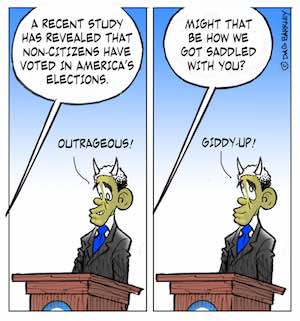 Obama and non-citizens voting in American Elections