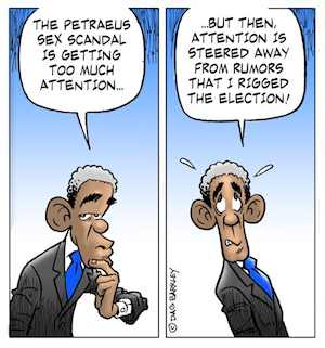Obama, Rigged Elections and the Petraeus Affair