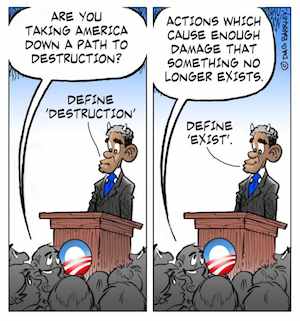 Obama taking America down a path to Destruction
