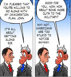 Obama and Boehner Immigration Plan