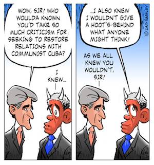 Obama restoring relations with Communist Cuba