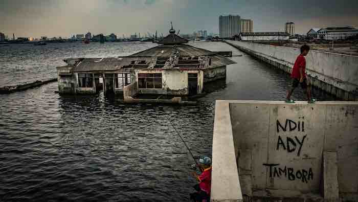 Jakarta is sinking faster than any other big city on the planet,