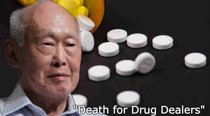 Lee Kwan Yew, Death for Drug Dealers, Opiods